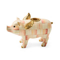 ROSY FLYING PIGCANDLE HOLDER