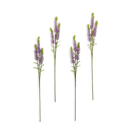 Lavender Beaded Flower