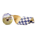 Violet Check Ribbon