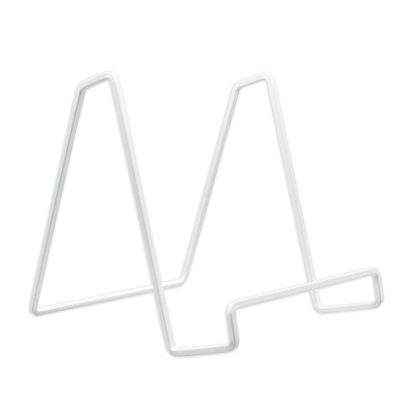 White Metal Square Wire Easel