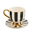 Courtly Stripe Cappacino Cup