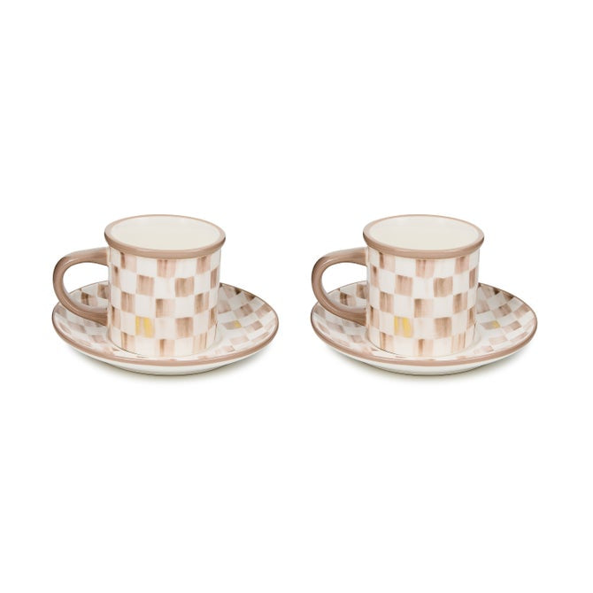 Ceramic Espresso Cup/Saucer
