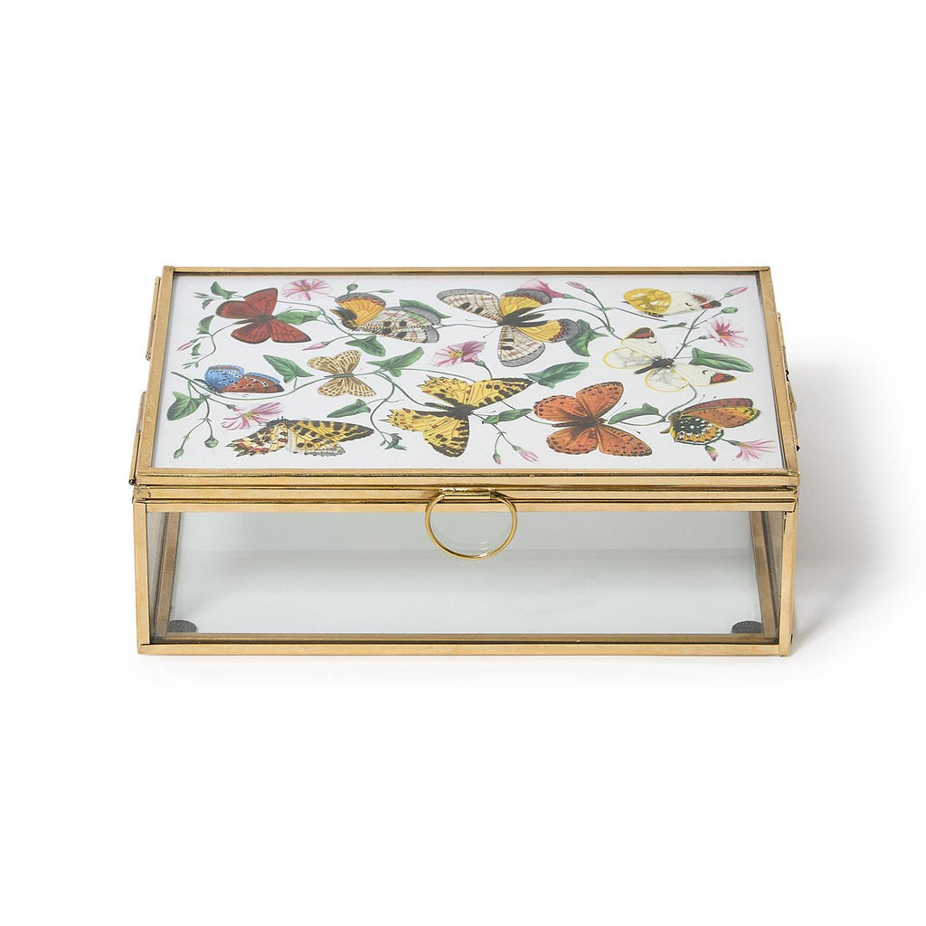 Glass and Brass Photo Boxes