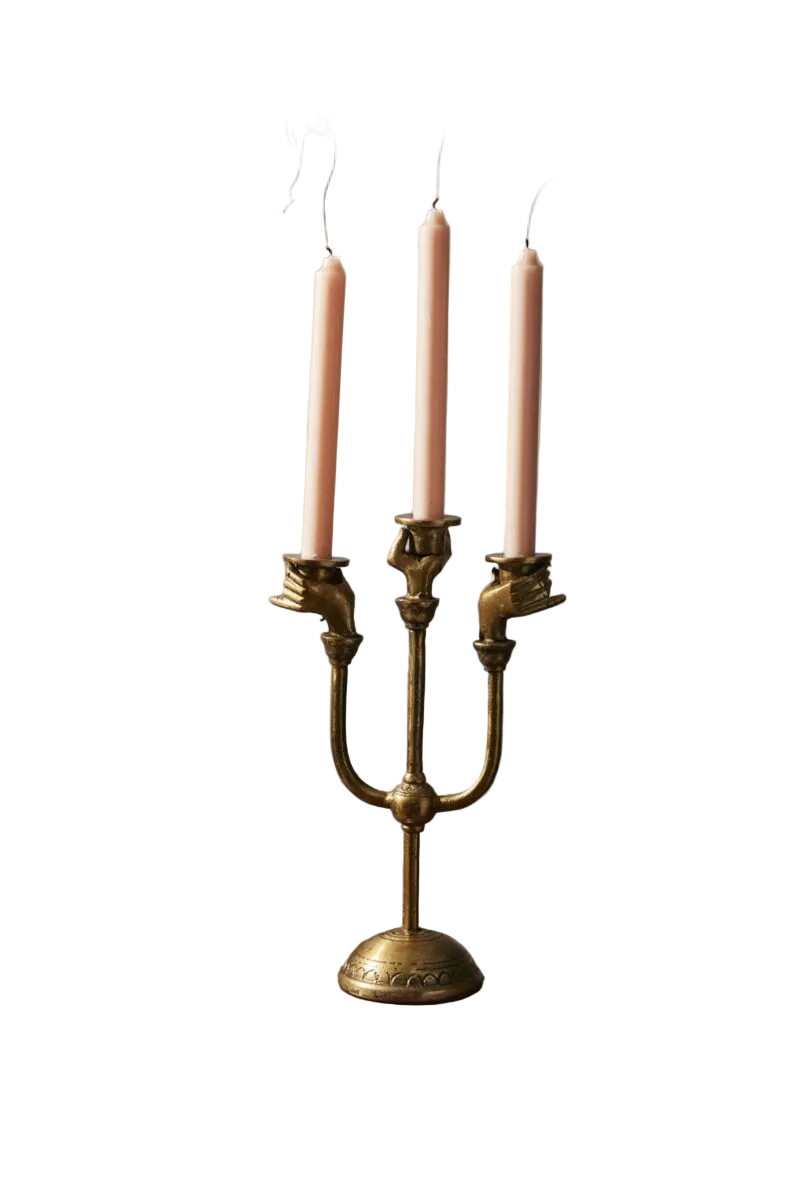 HAUNTED HANDS CANDELABRA