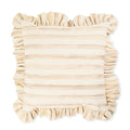 Mocha Stripe Throw Pillow