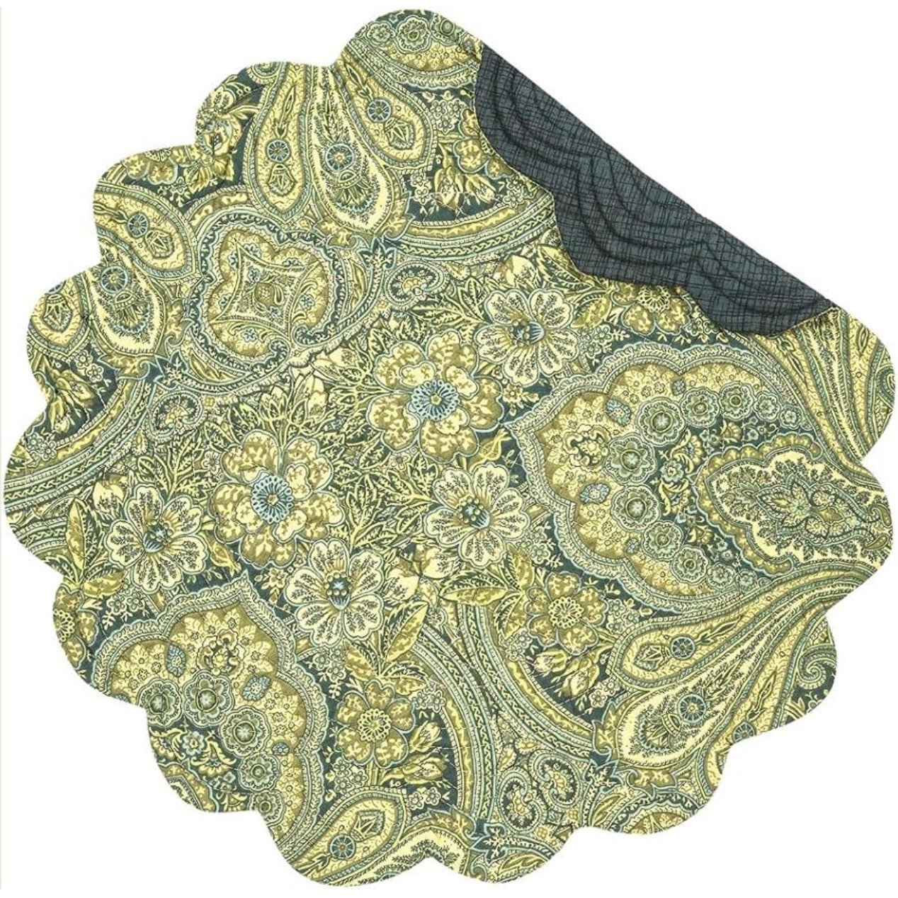 Kashmir Paisley Round Placemat