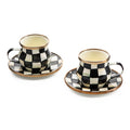 Enamel  Espresso Cup/Saucer