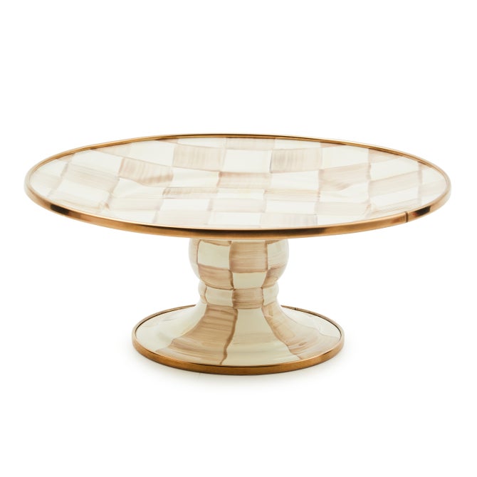 MOCHA MINI PEDESTAL PLATTER