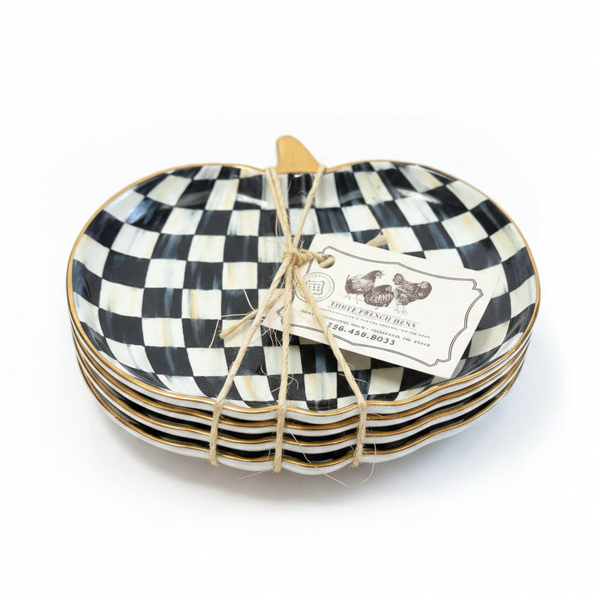 Pumpkin Plate Set 4