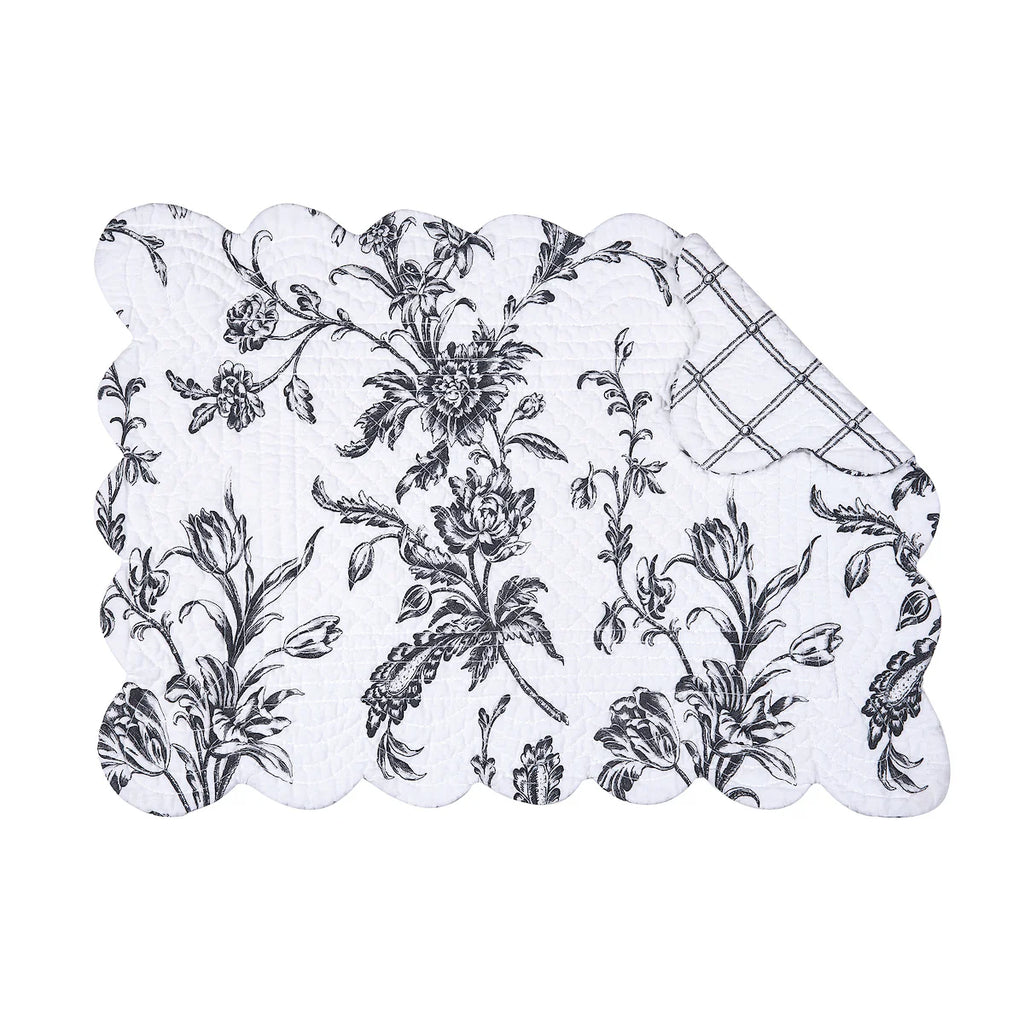 Bleighton Black Table Linens