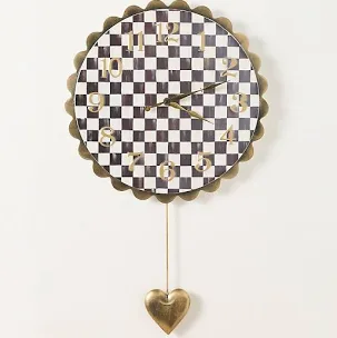 Heart Pendant Wall Clock