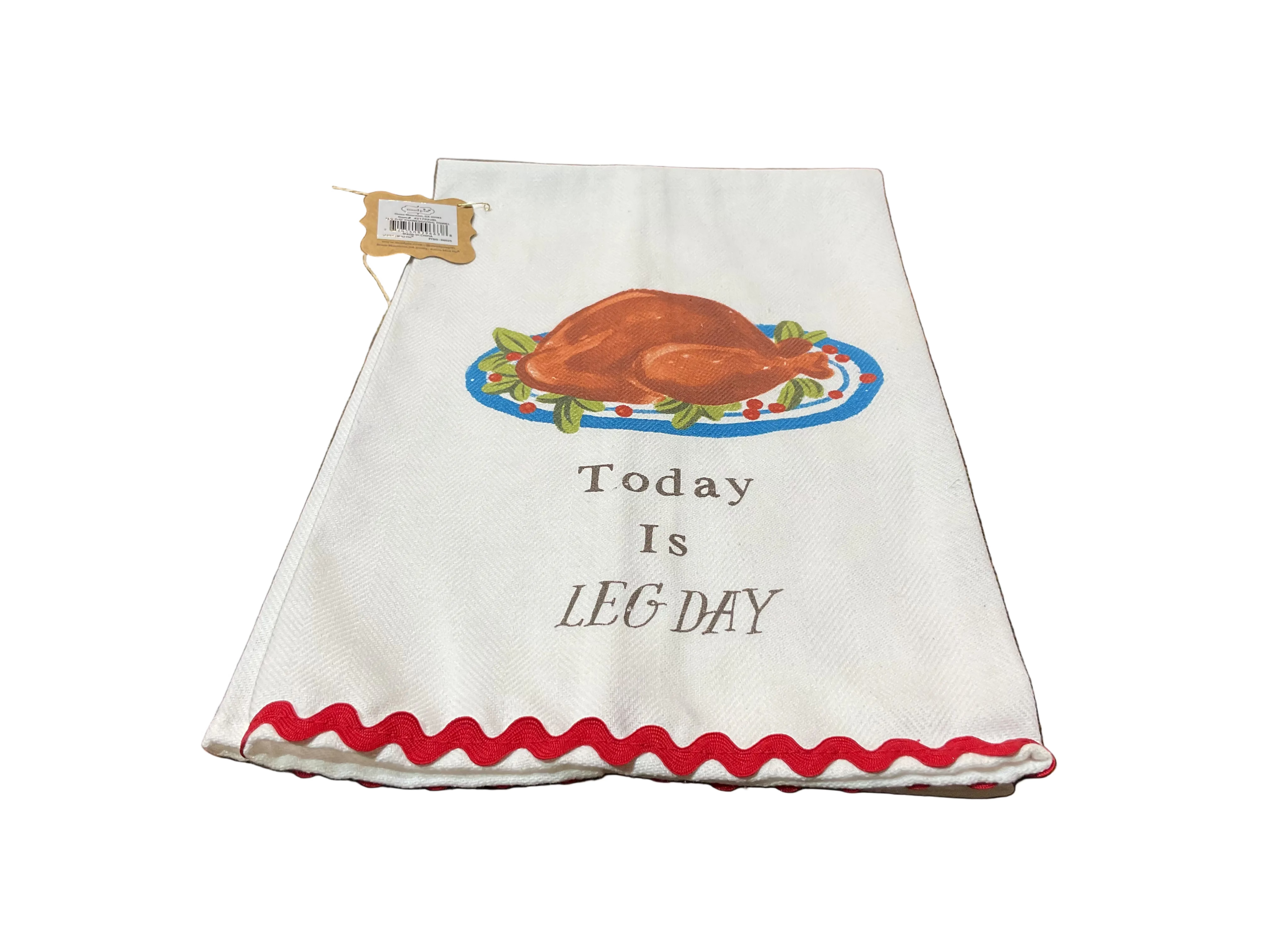 Leg Day Thanksgiving Towel