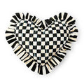 Courtly Heart Throw Pillow