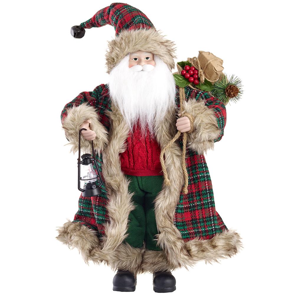 Santa Holding A Lantern