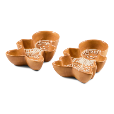 Gingerbread Snack Bowls