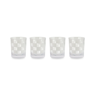 Check Acrylic Tumbler Set