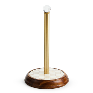 Mackenzie Wood Paper Towel Holder