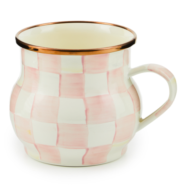 Check Enamel Mug 16 Ounce