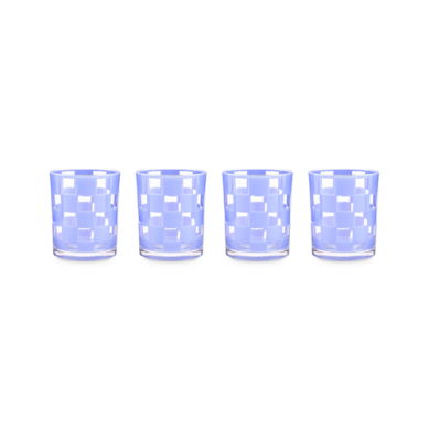 Check Acrylic Tumbler Set